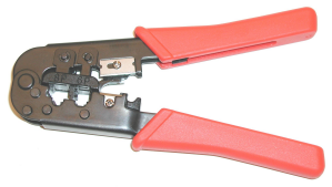 Crimping tool designed for RJ45 connectors