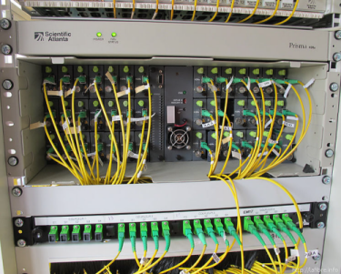 Patch panel for fiber optic cabling