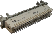 A krone connector is a punch down block used for telecommunications. It's an European alternative to the 110 block.